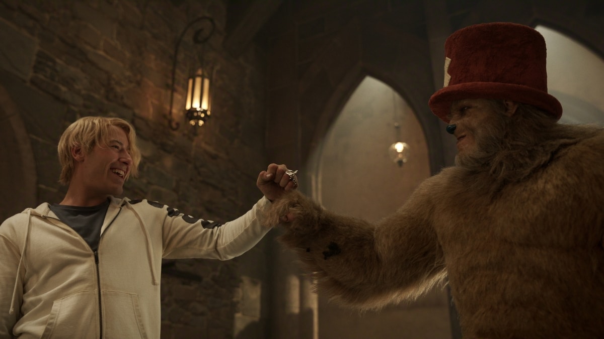 Chopper et Sanju fêtant leur victoire dans la série One Piece sur Netflix