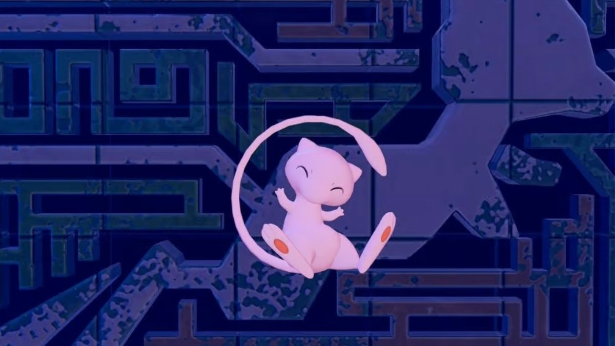 Le Pokémon Légendaire, Mew, dans le jeu vidéo Pokémon Pokopia