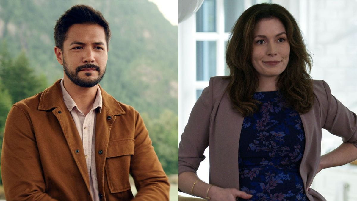 Mike Valenzuela (Marco Grazzini) et Charmaine Roberts (Lauren Hammersley) dans Virgin River.